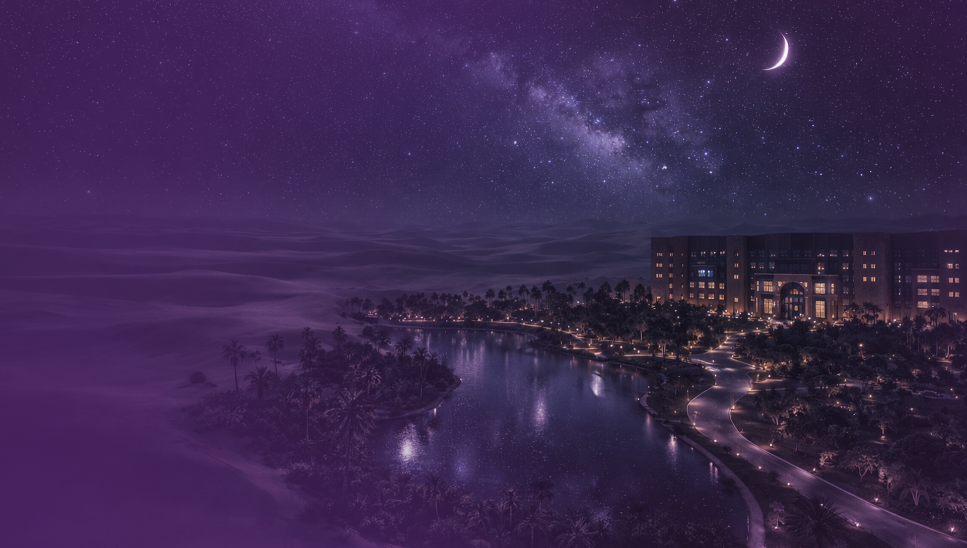 KFU Building at Night